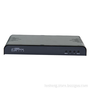 VGA and Component Video YPbPr to HDMI Converter Scale with 3.5mm Audio, Supports PC to 1080p HDTV
